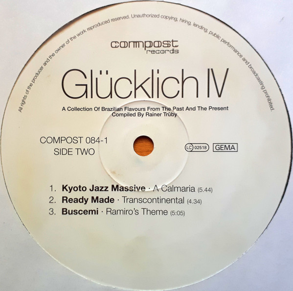 Various - Glücklich IV (A Collection Of Brazilian Flavours From The Past And The Present) | Compost Records (COMPOST 084-1) - 4