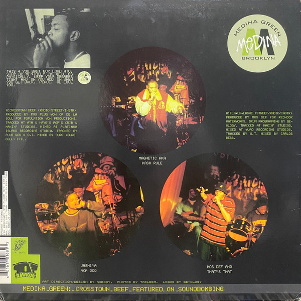 Medina Green - Crosstown Beef | Rawkus (RWK 168-1) - 2