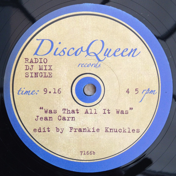 Talking Heads / Jean Carn - I Zimbra / Was That All It Was | Disco Queen Records (7166) - main Talking Heads / Jean Carn - I Zimbra / Was That All It Was | Disco Queen Records (7166) - main