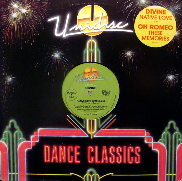 Divine / Oh Romeo - Native Love (Remix) / These Memories (Remix) | Unidisc (SPEC-1214) - main Divine / Oh Romeo - Native Love (Remix) / These Memories (Remix) | Unidisc (SPEC-1214) - main