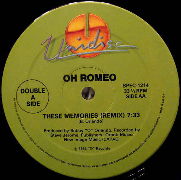 Divine / Oh Romeo - Native Love (Remix) / These Memories (Remix) | Unidisc (SPEC-1214) - 3 Divine / Oh Romeo - Native Love (Remix) / These Memories (Remix) | Unidisc (SPEC-1214) - 3