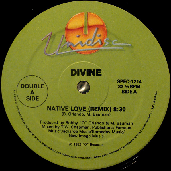 Divine / Oh Romeo - Native Love (Remix) / These Memories (Remix) | Unidisc (SPEC-1214) - 2 Divine / Oh Romeo - Native Love (Remix) / These Memories (Remix) | Unidisc (SPEC-1214) - 2