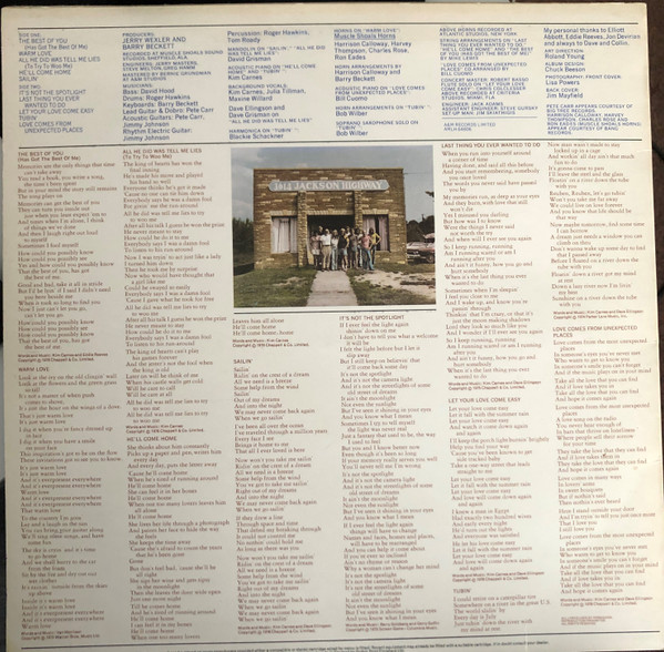 Kim Carnes - Sailin' | A&M Records (AMLH 64606) - 2
