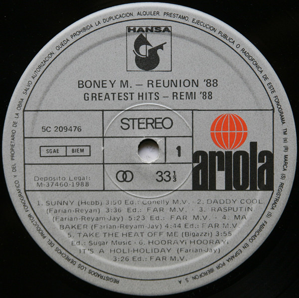 Greatest Hits Of All Times - Remix '88