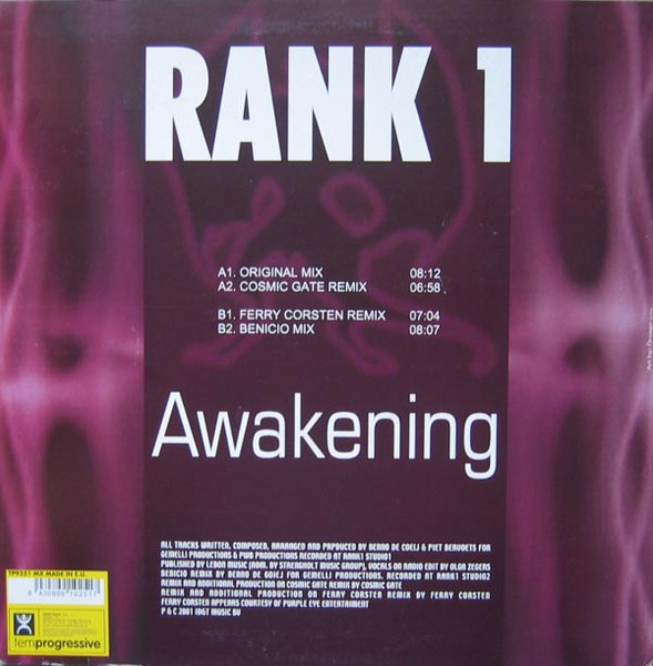 Rank 1 - Awakening | Temprogressive (TP9251MX) - 2 Rank 1 - Awakening | Temprogressive (TP9251MX) - 2