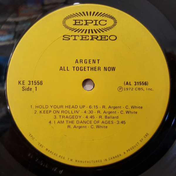 Argent - All Together Now | Epic (KE 31556) - 4
