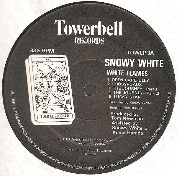 Snowy White - White Flames | Towerbell Records (TOW LP3) - 3 Snowy White - White Flames | Towerbell Records (TOW LP3) - 3
