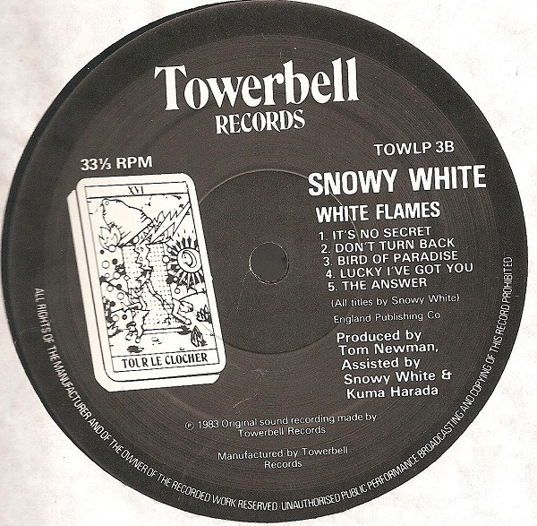 Snowy White - White Flames | Towerbell Records (TOW LP3) - 4 Snowy White - White Flames | Towerbell Records (TOW LP3) - 4