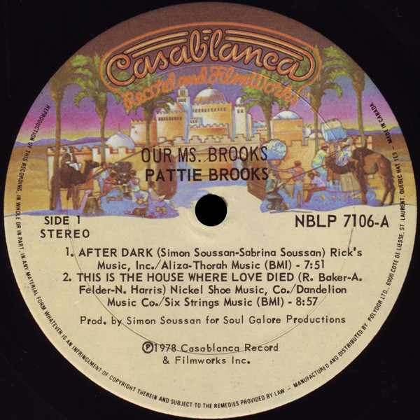 Pattie Brooks - Our Ms. Brooks | Casablanca (NBLP 7106) - 3 Pattie Brooks - Our Ms. Brooks | Casablanca (NBLP 7106) - 3