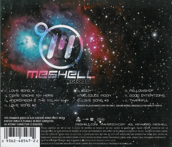 Me'Shell NdegéOcello - Comfort Woman | Maverick (9362-48547-2) - 4
