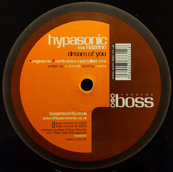 Hypasonic Feat Nazene - Dream Of You | Boss (boss028) - main