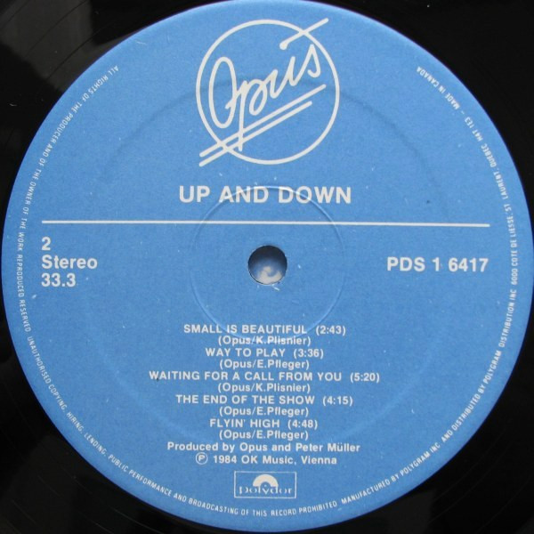 Opus - Up And Down | Polydor (PDS 1 6417) - 2