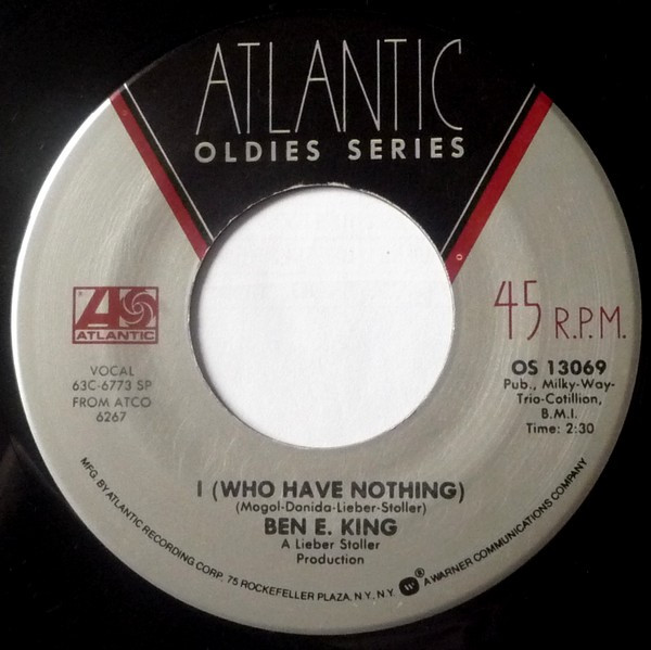 Ben E. King - Stand By Me / I (Who Have Nothing) | Atlantic (OS 13069) - 2