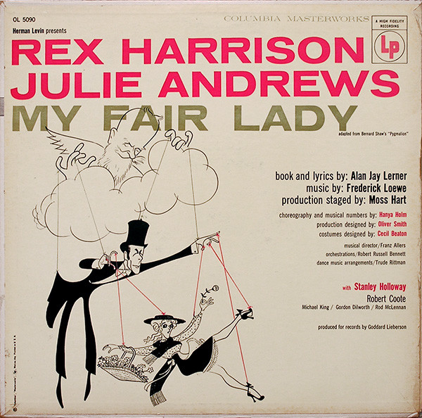 Rex Harrison , Julie Andrews - My Fair Lady | Columbia Masterworks (OL 5090) - main