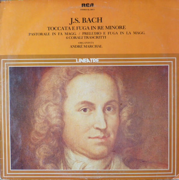Johann Sebastian Bach , André Marchal - Toccata E Fuga In Re Minore | RCA (GL 38011)