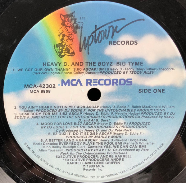 Heavy D. & The Boyz - Big Tyme | Uptown Records (MCA-42302) - 4 Heavy D. & The Boyz - Big Tyme | Uptown Records (MCA-42302) - 4