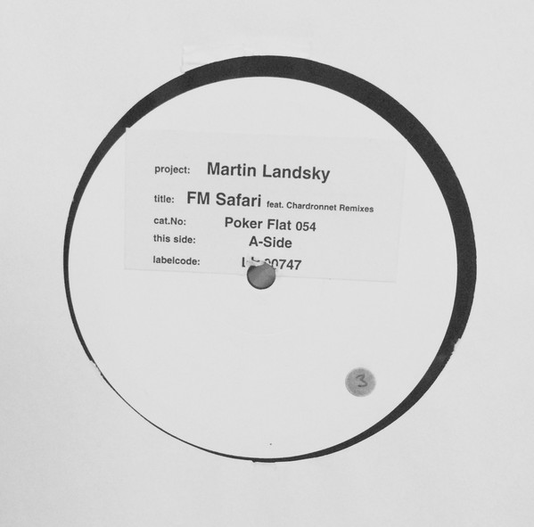 Martin Landsky - FM Safari | Poker Flat Recordings (PFR 54) - main