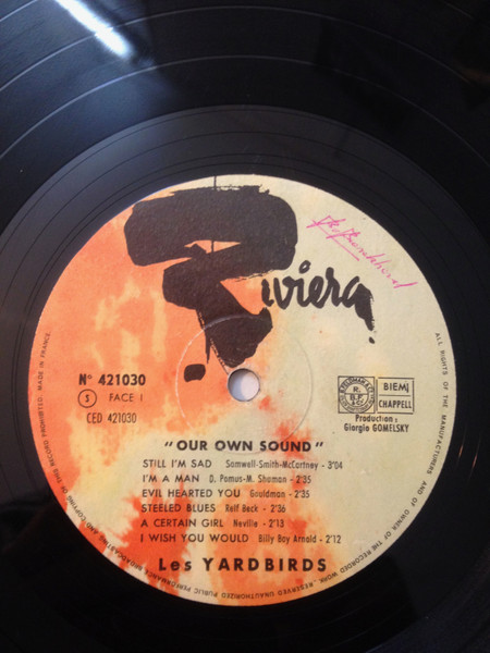 The Yardbirds - Our Own Sound | Riviera (421030S) - 3 The Yardbirds - Our Own Sound | Riviera (421030S) - 3