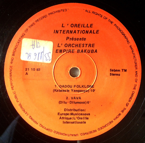 Empire Bakuba - L'Oreille-Internationale Présente L'Empire Bakuba | L'Oreille Internationale (21 10 83) - 3 Empire Bakuba - L'Oreille-Internationale Présente L'Empire Bakuba | L'Oreille Internationale (21 10 83) - 3