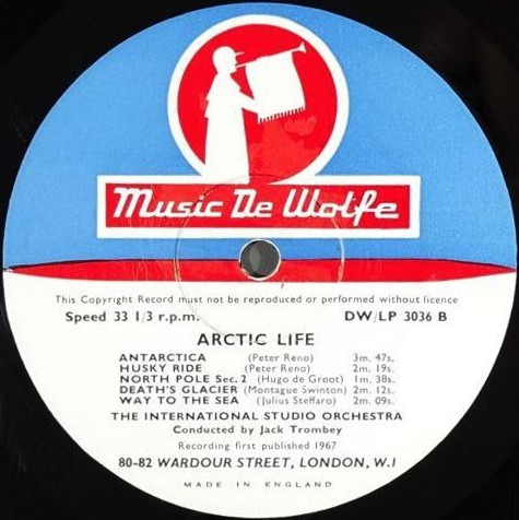 The International Studio Orchestra - Arctic Life | Music De Wolfe (DW/LP 3036) - 4