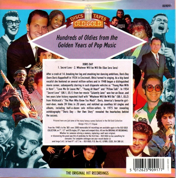 Doris Day - Secret Love / Whatever Will Be Will Be (Que Sera, Sera) | Old Gold (OG 9091)