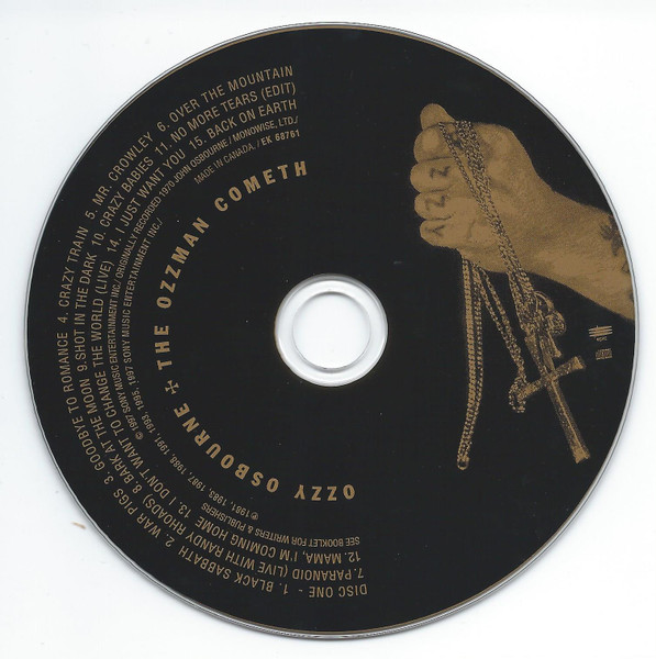 Ozzy Osbourne - The Ozzman Cometh [CD] | Epic (1CD 9066) - 3