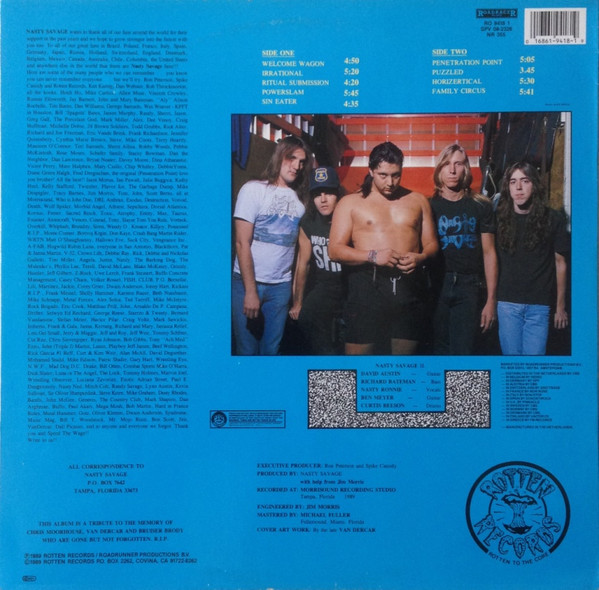Nasty Savage - Penetration Point | Roadracer Records (RO 9418 1) - 2
