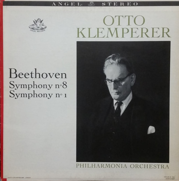 Ludwig Van Beethoven - Philharmonia Orchestra , Otto Klemperer - Symphonies No. 1 & No. 8 | Angel Records (S.35657) - main