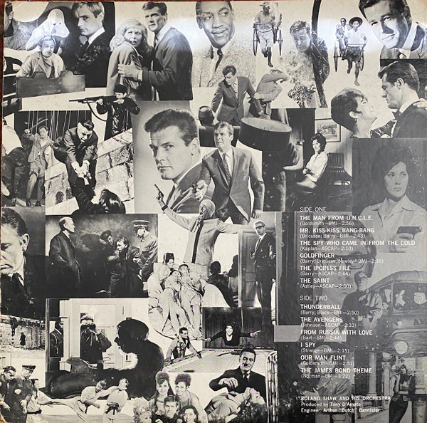 The Roland Shaw Orchestra - Themes For Secret Agents | London Records (SP 44076) - 3