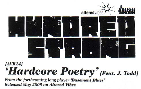 Hundred Strong - Hardcore Poetry | Altered Vibes (AVR 014) - 3 Hundred Strong - Hardcore Poetry | Altered Vibes (AVR 014) - 3