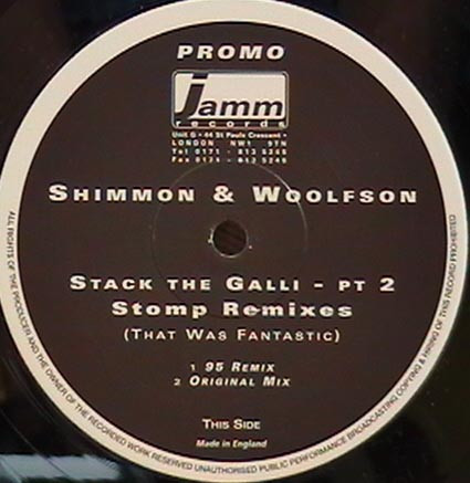 Shimmon & Woolfson - Stack The Galli - Pt 2 (Stomp Remixes) | Jamm Records (JAM 12-014) - main Shimmon & Woolfson - Stack The Galli - Pt 2 (Stomp Remixes) | Jamm Records (JAM 12-014) - main