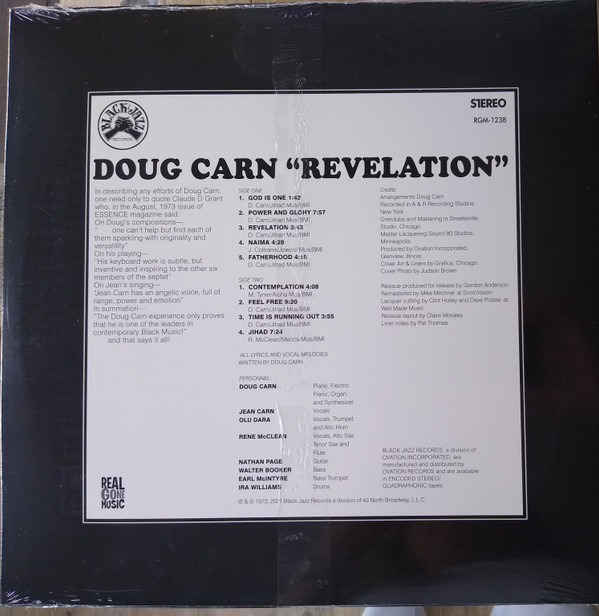 Doug Carn Featuring The Voice Of Jean Carn - Revelation | Black Jazz Records (RGM-1238) - main
