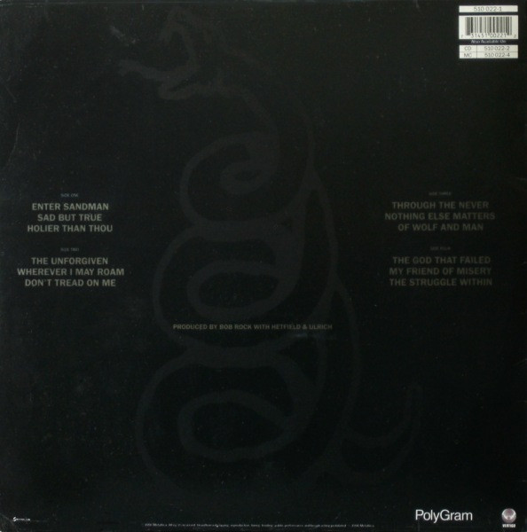Metallica - Metallica | Vertigo (510 022-1) - 2