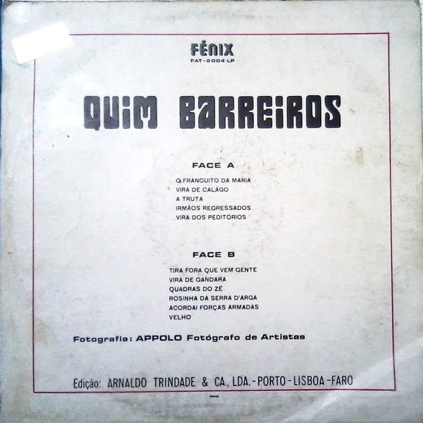 Quim Barreiros - Franguito Da Maria | Fénix (FAT-2004-LP) - 2