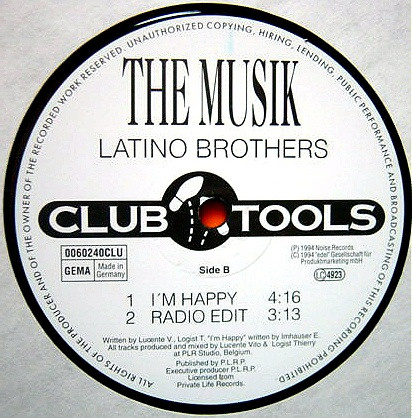 Latino Brothers - The Musik | Club Tools (0060240CLU) - main