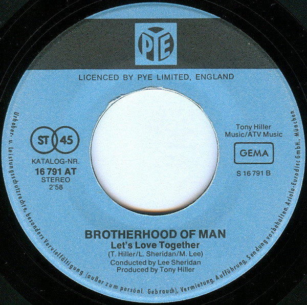 Brotherhood Of Man - Save Your Kisses For Me | Pye Records (16 791 AT) - 4
