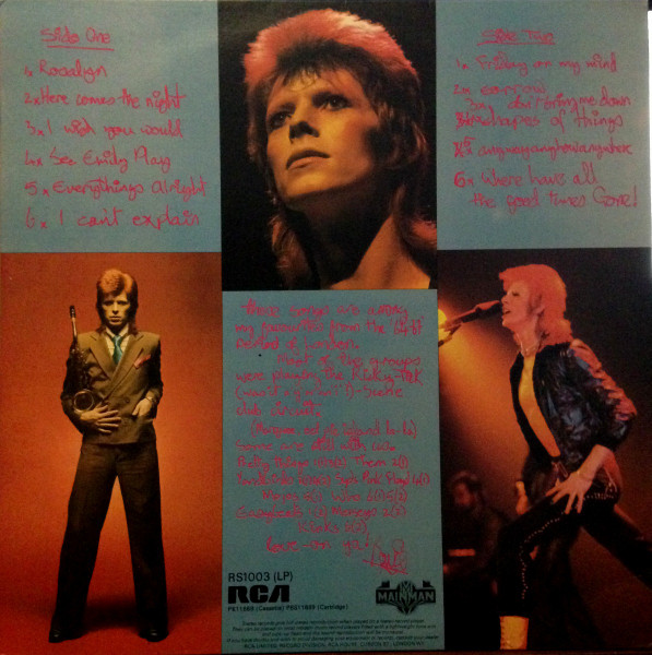 David Bowie - Pinups | RCA Victor (RS 1003) - 2