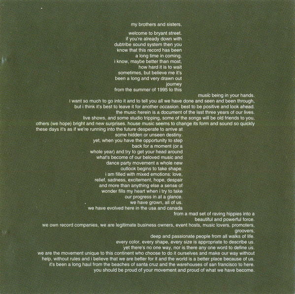 Dubtribe Sound System - Bryant Street | Virgin (7243 8 47426 2 1) - 3