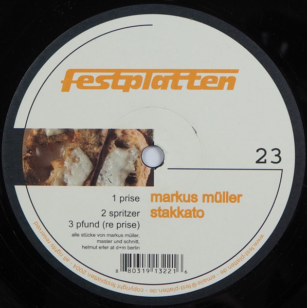 Markus Müller - Stakkato | Festplatten (FEST 23) - main