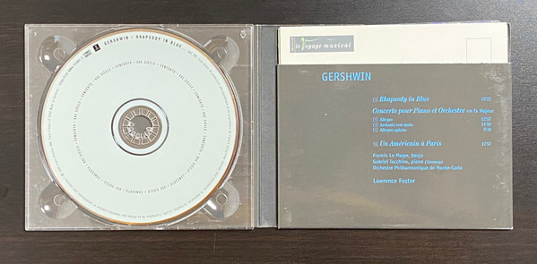 George Gershwin - Rhapsody In Blue - Un Américain à Paris | Erato (3984-27491-2) - 2