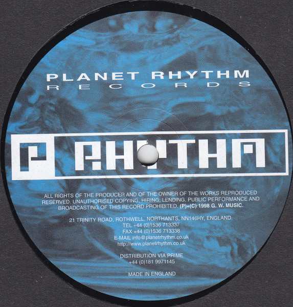 DJ Lukas - Vital Code EP | Planet Rhythm Records (PRRUK019) - 2