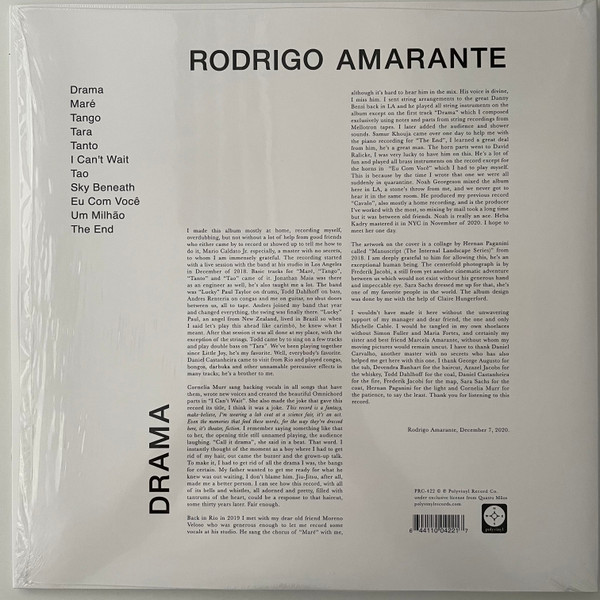 Rodrigo Amarante - Drama | Polyvinyl Record Company (PRC-422) - 2 Rodrigo Amarante - Drama | Polyvinyl Record Company (PRC-422) - 2