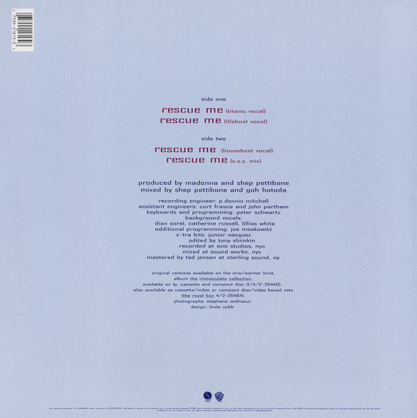 Madonna - Rescue Me | Sire (0-21813) - 2 Madonna - Rescue Me | Sire (0-21813) - 2