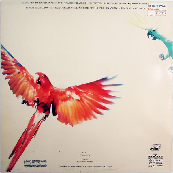 Mecano - Descanso Dominical | Ariola (5C 209192) - 2