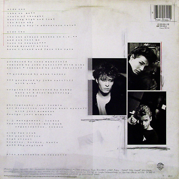 a-ha - Hunting High And Low | Warner Bros. Records (925 300-1) - 2