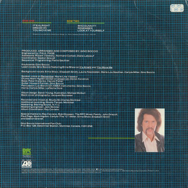 Gino Soccio - Face To Face | Atlantic (SD 19358) - 2 Gino Soccio - Face To Face | Atlantic (SD 19358) - 2