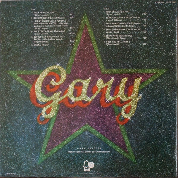 Gary Glitter - Glitter | Bell Records (23 08 048) - 2 Gary Glitter - Glitter | Bell Records (23 08 048) - 2