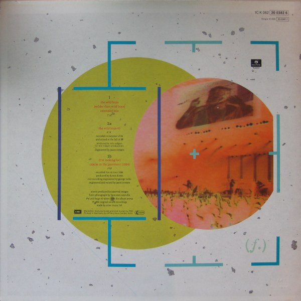 Duran Duran - The Wild Boys | Parlophone (1C K 062 20 0382 6) - 2 Duran Duran - The Wild Boys | Parlophone (1C K 062 20 0382 6) - 2