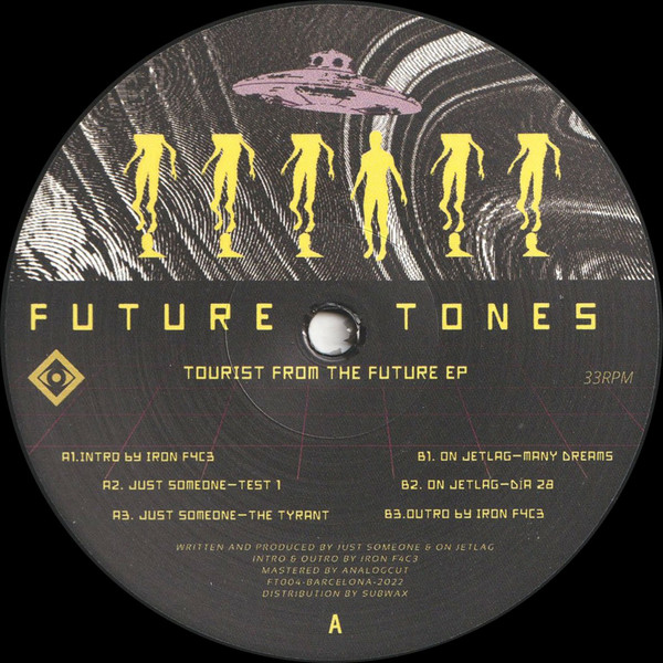 Iron F4C3 , Just Someone , On jet lag - Tourist From The Future Ep | Future Tones Records (FT004) - main Iron F4C3 , Just Someone , On jet lag - Tourist From The Future Ep | Future Tones Records (FT004) - main