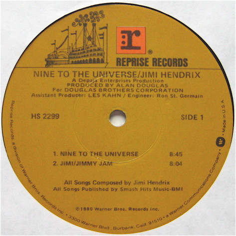 Jimi Hendrix - Nine To The Universe | Reprise Records (HS 2299) - 4 Jimi Hendrix - Nine To The Universe | Reprise Records (HS 2299) - 4